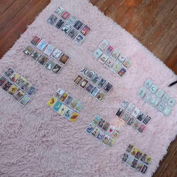 😵Traditional + Tarot card sticker pack of 10! So fun! Great stocking stuffer - Picture 3 of 6